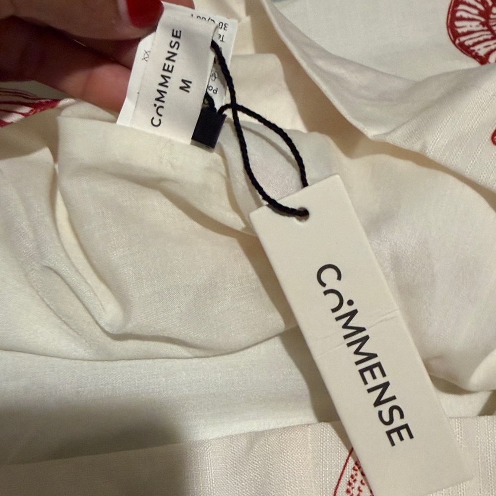 Commense !! Shell Print Back Knot Dress - Picture 7 of 7